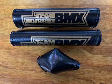 BMX RACING PADS BLACK & GOLD / TAN OLD SCHOOL NOS VINTAGE – Bicycle Heaven