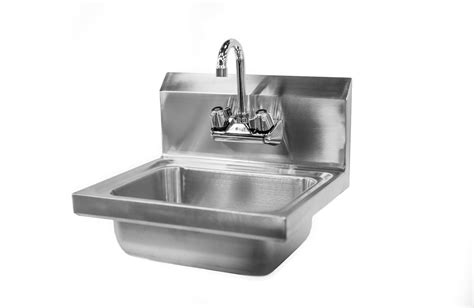 Commercial Stainless Steel Hand Wash Sink + Tap - Cater Kitchen