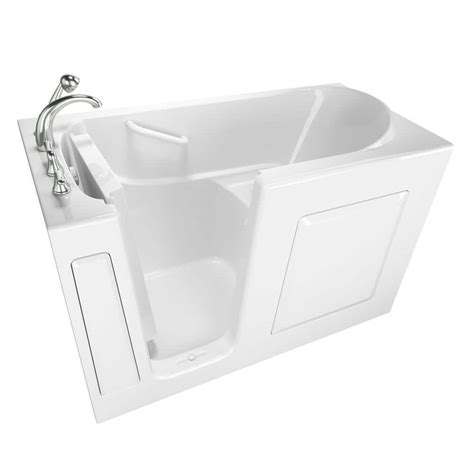 Safety Tubs Value Series 60 in. Left Hand Walk-In Bathtub in White SSA6030LS-WH - The Home Depot