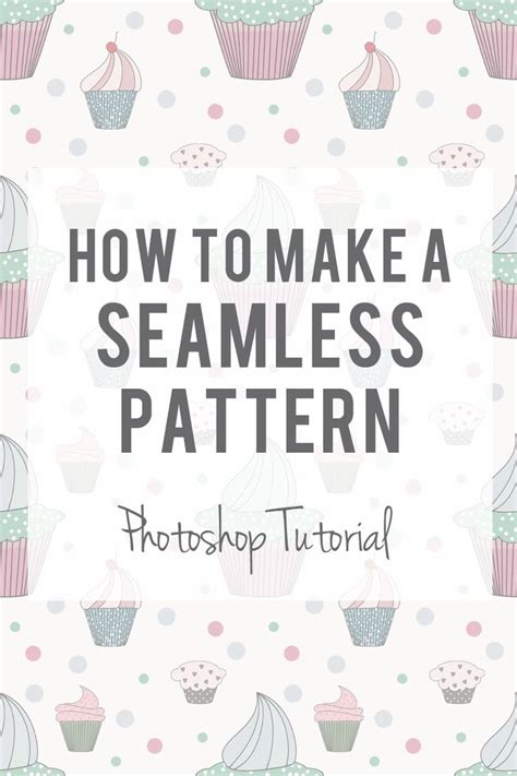 How to make a seamless pattern in Photoshop | Learning graphic design ...