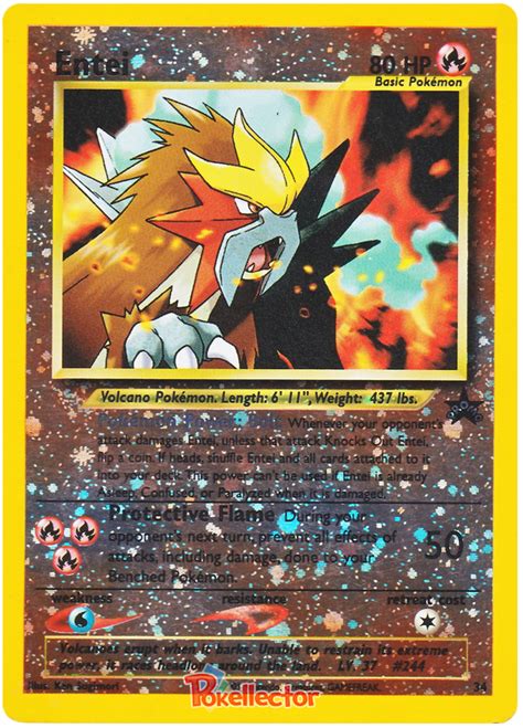 Entei - Wizards of the Coast Promos #34 Pokemon Card