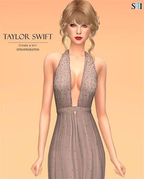 Sims 4 CAS: Taylor Swift (Remastered) - Imagination Sims 4 CAS