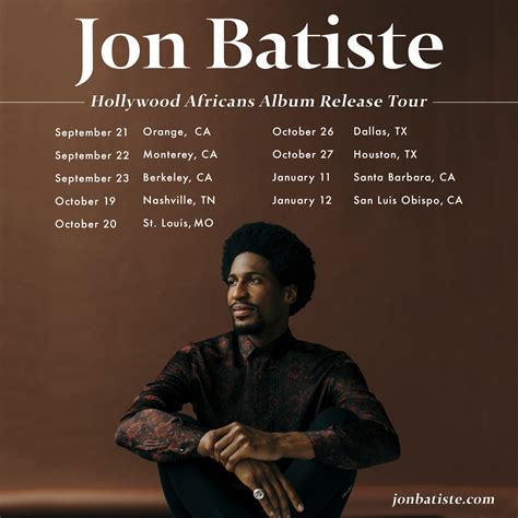 Jon Batiste on Twitter: "Taking my album Hollywood Africans across the ...