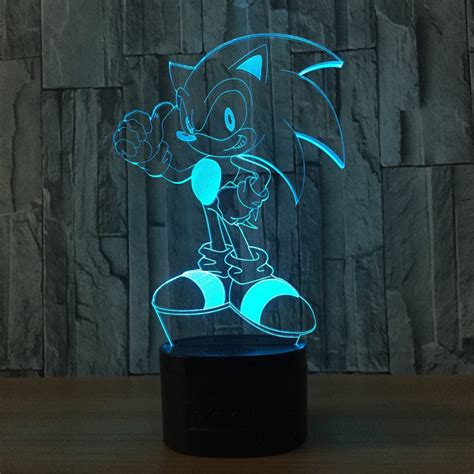 Cute 3D Lamp Cartoon Anime Toy USB 3D Light Touch LED Lamp Christmas Decoration Kid's Gift with ...
