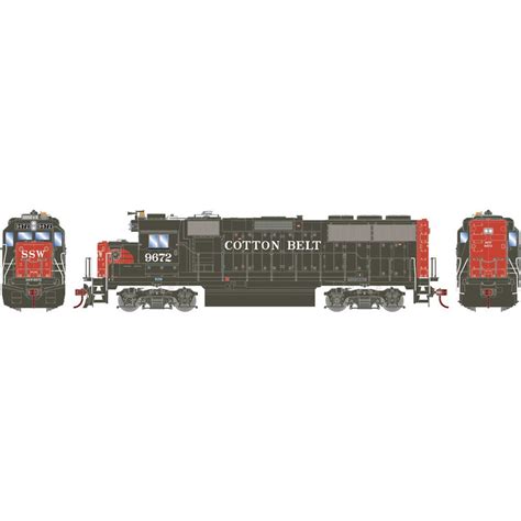 HO EMD GP60 Locomotive, Sound-Ready, SSW #9672 Model Train | Athearn