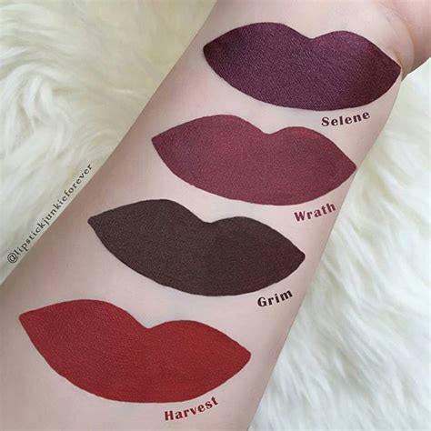 Black Moon Cosmetics™ on Instagram: “Cutest swatches ever! @lipstickjunkieforever is so creative ...