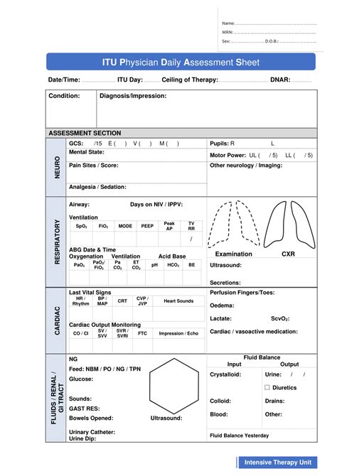 Icu Report Template - Tisnyi.com