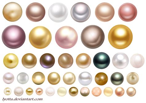 Multi-colored pearls by Lyotta on DeviantArt
