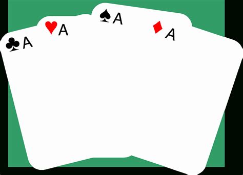 30 Blank Playing Card Template