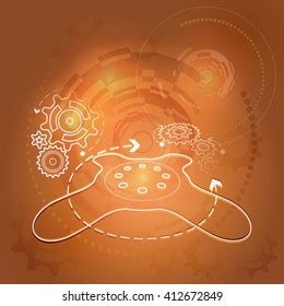 Futuristic Space Background Stock Vector (Royalty Free) 412672849 | Shutterstock