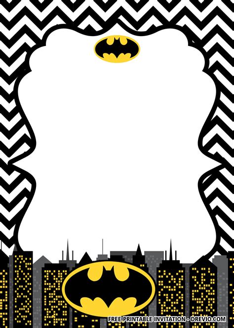 FREE Printable Batman Birthday Invitation Templates | Download Hundreds FREE PRINTABLE Birthday ...