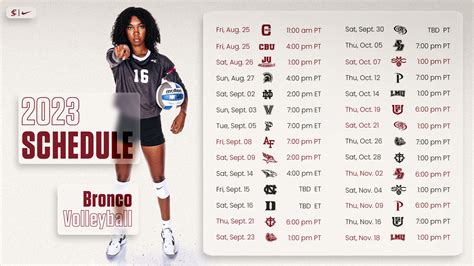 Volleyball Announces Strong 2023 Schedule - Santa Clara University