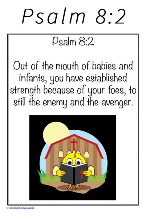 Psalm 8 Printable