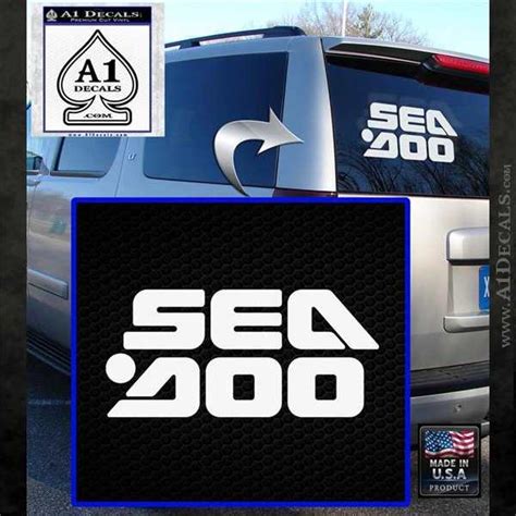 Sea Doo Logo Stacked Decal Sticker » A1 Decals