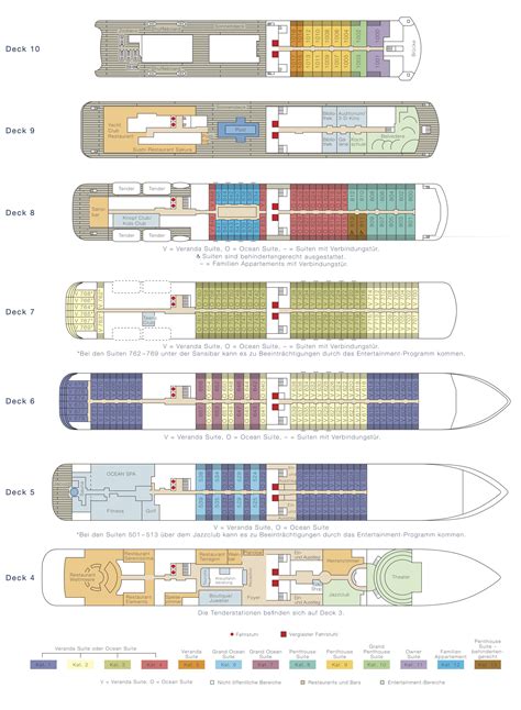 MS EUROPA 2 Deckplan Download als PDF oder Grafik - Emocean Luxus ...