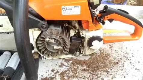 How To Troubleshoot and Tune Up a STIHL Chainsaw clip 4 | Stihl, Chainsaw, Chainsaw repair