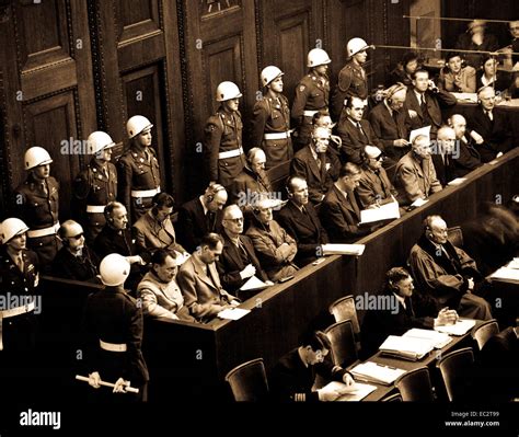 Nuremberg trials 1945 hi-res stock photography and images - Alamy