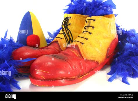 shoes clown carnival size of shoe blue entertainment coloured colourful ...