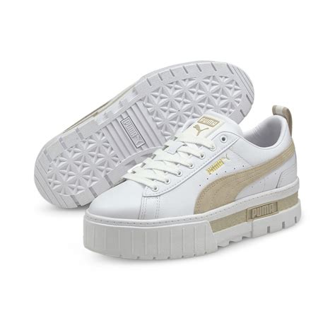 Mayze Lth Women's Sneakers | White - PUMA