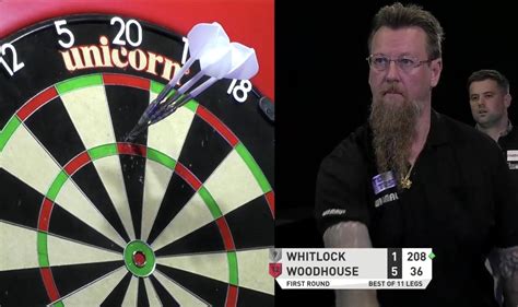 Simon Whitlock must have some seriously aggresive points on his darts. I know he hates the ...