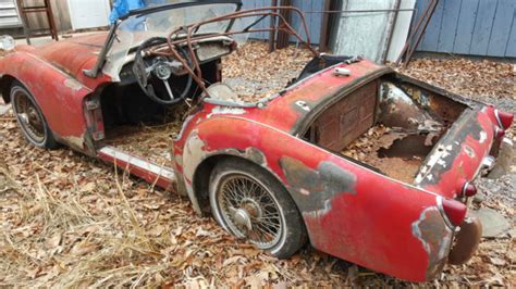 1959 TRIUMPH TR3 Parts CAR 85% COMPLETE for sale