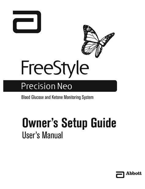 ABBOTT FREESTYLE PRECISION NEO OWNER'S MANUAL Pdf Download | ManualsLib