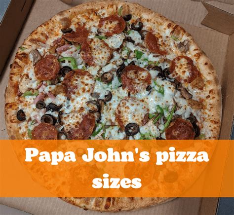 Papa John's Pizza Sizes and Prices - Vincenza's Pizza