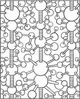 Molecule Coloring Page At GetColoringscom  Free Printable Colorings sketch template