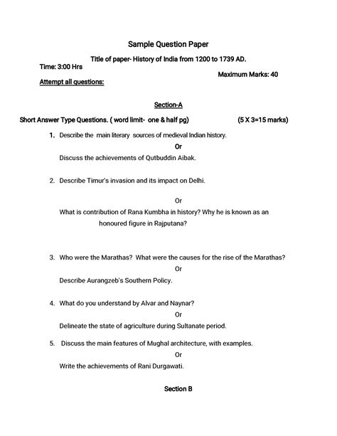 SOLUTION: Sample paper history - Studypool