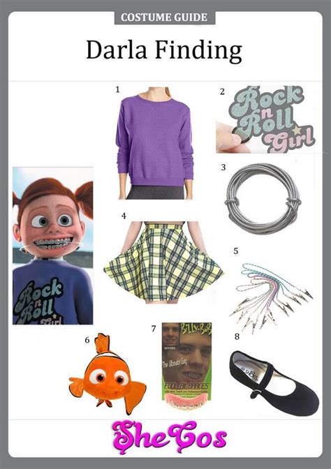 DIY Guide Of Darla Finding Nemo Costume | SheCos Blog | Nemo costume, Finding nemo costume ...