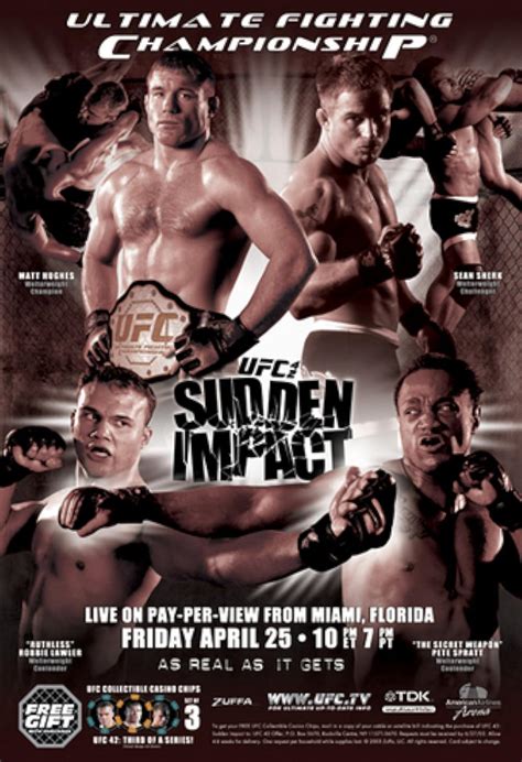 UFC 42: Sudden Impact (TV Special 2003) - IMDb