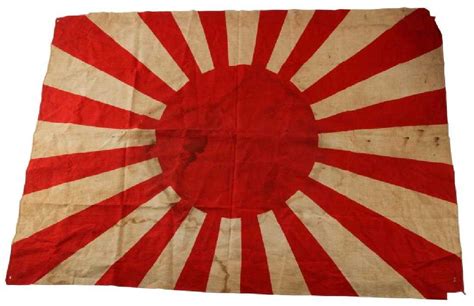 WWII IMPERIAL JAPANESE NAVY FLAG 37 X 27 INCHES