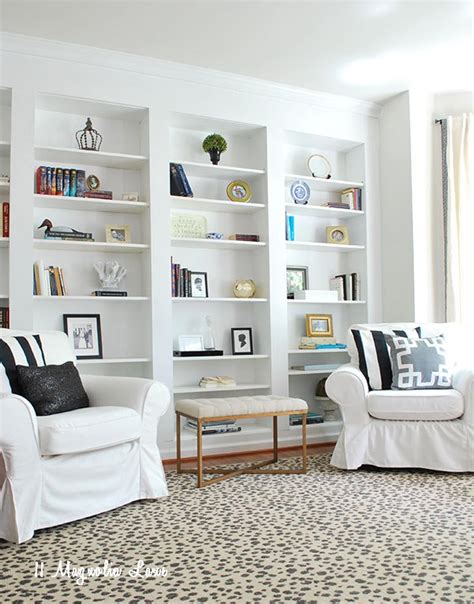 Create The Look of High-End Built-In Bookcases on an Empty Wall | Hometalk