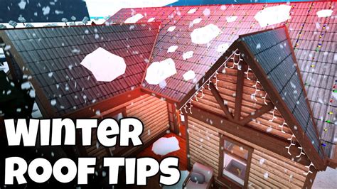 Bloxburg: Christmas Roof Decorating Tips! - YouTube