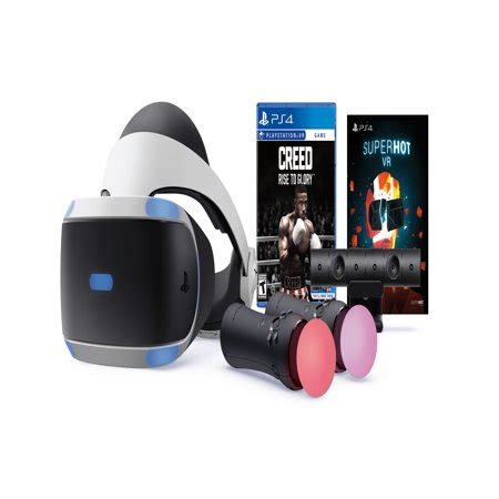 Sony PlayStation 4 VR CREED: Rise to Glory + Superhot VR Bundle, Black ...