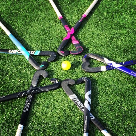 Mercian field hockey sticks arranged into a star design. | Field hockey ...