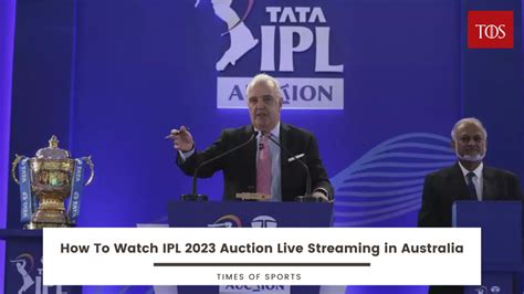 How To Watch IPL 2023 Auction Live Streaming in Australia