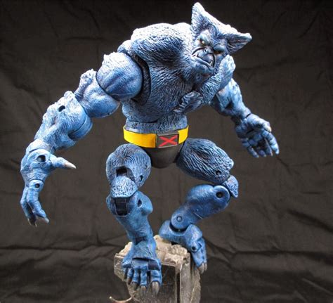 packratstudios: CUSTOM MARVEL LEGENDS BEAST - Action figure Jim Lee