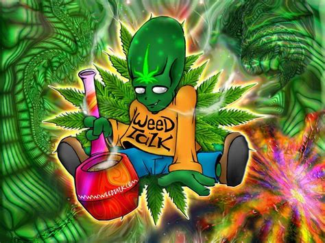 Weed Cartoon Wallpapers - Wallpaper Cave