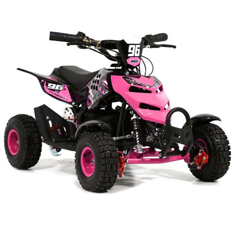 FunBikes 800w Pink Battery Powered Electric Kids Mini Quad Bike