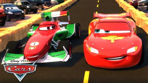 The World’s Fastest Race Car: Lightning McQueen vs Francesco Bernoulli | Kids Cartoon | Pixar ...