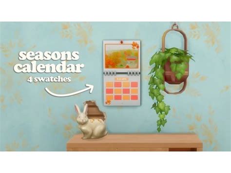 seasons calendar - The Sims 4 | Season calendar, Sims 4 seasons, Sims 4