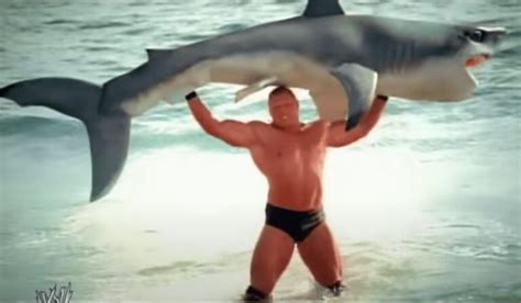 When Brock Lesnar F5'd a shark in hilarious SummerSlam commercial