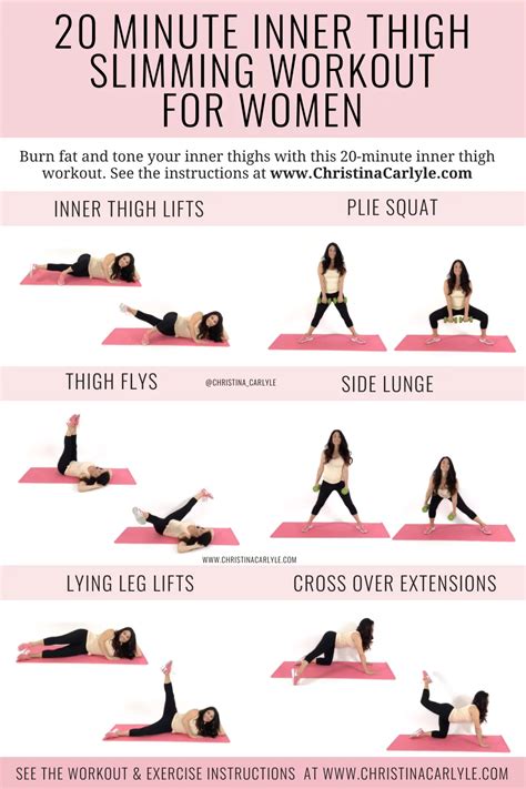 20 Minute Inner Thigh Slim Down Workout for Tight, Toned Thighs