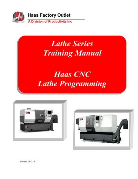 Haas Lathe Series Cnc Lathe Programming Training Manual Reprinted Comb ...