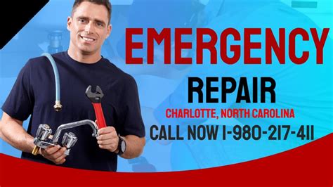 Emergency Plumber Charlotte NC Call Today 1-980-217-4111 - YouTube