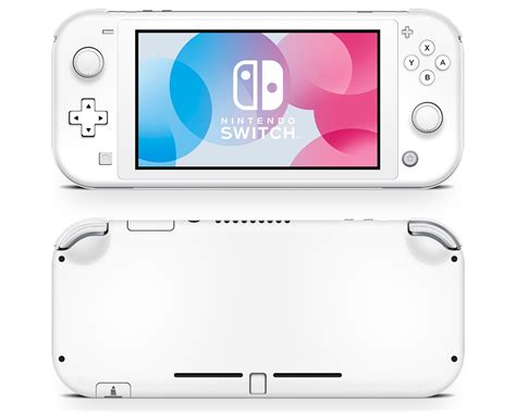 Avalanche White Nintendo Switch Lite Skin Minimalist Clean - Etsy