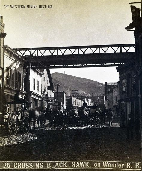 Street view at Black Hawk, Colorado ca. 1878 – Western Mining History