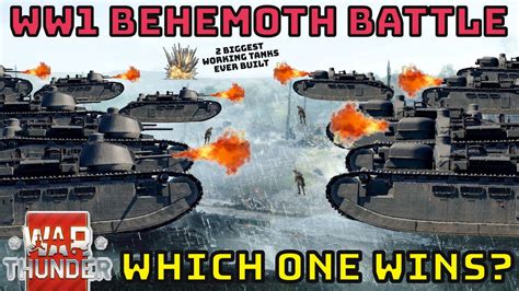 CHAR 2C VS CHAR 2C bis - Which WW1 Behemoth Will Win? - WAR THUNDER ...