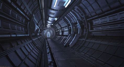 ArtStation - Space Station interior concept, Eduard Pronin | Space ...